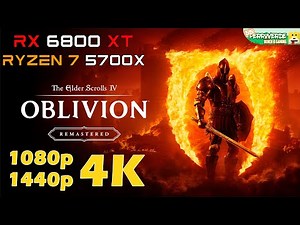 🔥 Oblivion Remastered 🔥 | RX 6800 XT + Ryzen 7 5700X | 1080p-1440p-4K | FSR + FG