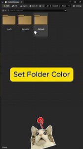 Color-Code Your Folders for Cleaner Projects 🎨📂 #UnrealEngine #Productivity #gamedev #ue5