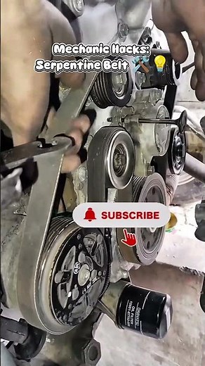 The Easiest Drive Belt Removal Hack! 🛠️🚗 #autorepair #tools