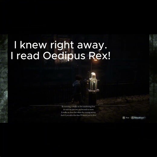 Lies of P: For the Oedipus reference!