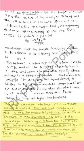 Variation Of Density Of States with Energy and Size Of Crystal | PDF Notes