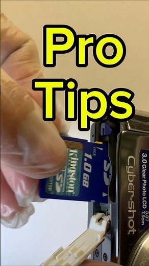 Sony Cybershot dscw370 what kind of SD card it uses #shorts