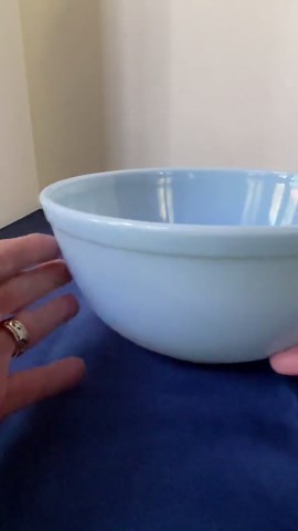 1960's PYREX Delphite Blue 1.5qt. #403, Mixing Bowl (part of a Set) Excellent Used VTG Cond., Size in Photos, No Cracks, Chips or Stains - Etsy