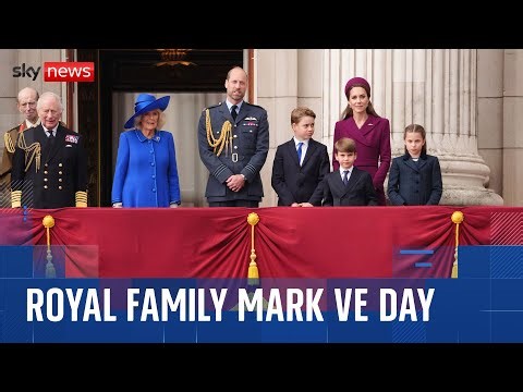 Royal Family mark 80th anniversary of VE Day