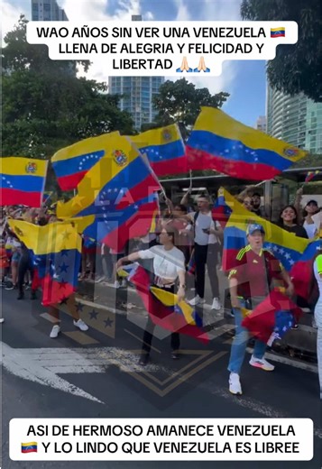 Venezuela's Beautiful Dawn: A Day of Freedom and Joy