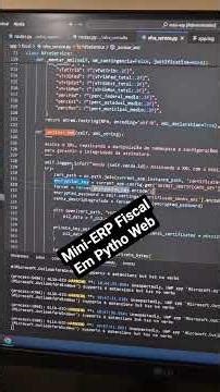 mini erp em python, problema ao cancelar nota fiscal nfce. #python #erp