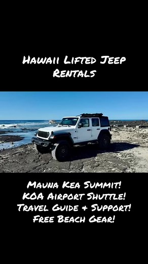 Hawaii Lifted Jeep Rentals on TikTok
