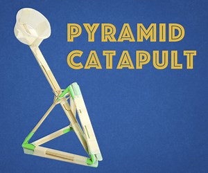 Pyramid Catapult - Easy and Powerful STEM Project for Kids