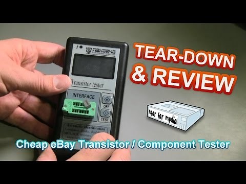 Transistor / Component Tester Teardown and Review