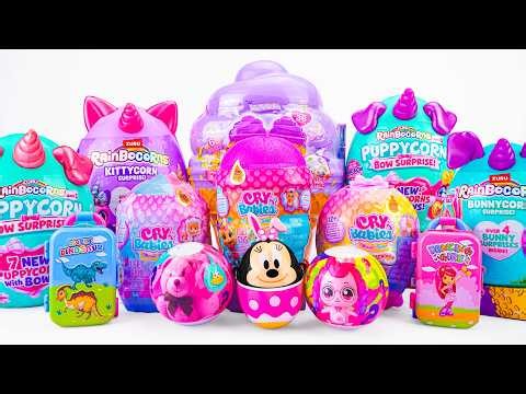 20+ Minutes ASMR Zuru Rainbocorns Surprise Toy Oddly Satisfying Unboxing