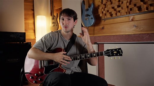 Do your guitar solos sound aimless? Maybe you're playing notes that technically should work but for some reason, your ideas just sound bland? Most intermediate guitar players struggle with exactly this - they'll just run up and down scales, or play the same licks over and over... In this lesson, we're going to tackle how focusing on chord tones and triads can help you play more musically and intentionally. Make sure you watch the full lesson, as it all comes together at the end! 0:00-1:52 Intro 