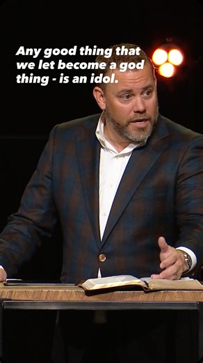 Any good thing that we let become a god thing is an idol 👀 What are the idols we have set up in our lives? They may not be gold plated but they are still idols. Let’s stop bowing and start turning our eyes towards Jesus 🙏 | First Baptist Concord