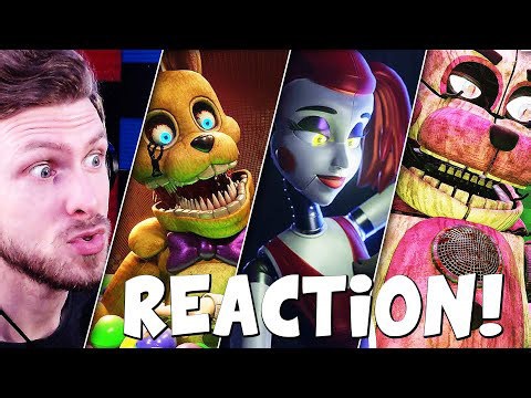 Vapor reacts to FAZBEAR FRIGHTS book songs by Kyle Allen Music!