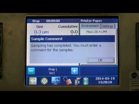 MET ONE 3400 Paperless Particle Count Data Workflow Video