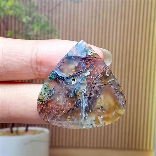 Chrysocolla Native Copper • Aquadite • Gemstone Pendant • Cabochon • Small Size 28x24x5mm - Etsy