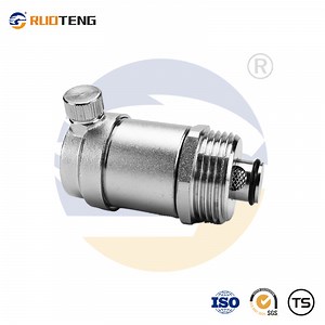 [Hot Item] [Ruoteng] Stainless Steel Male Thread Automatic Air Vent Valve SS304 Exhaust Air Release Valve for Boiler Radiators Solar Water Heater