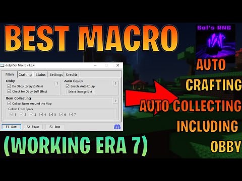 The BEST Macro for All SOLS RNG Items!
