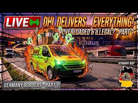 THE 100% PERFECT DELIVERY CHALLENGE! 🛑 DHL Logistics Simulator (ETS2 Live)