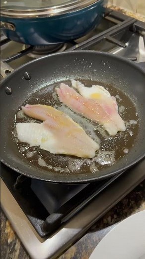 Lake Simcoe jumbo perch pan fried in butter with lemon and dill #perchfishing #cookingfish