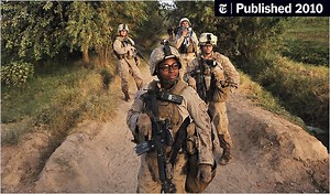 For Female Marines, Tea Comes With Bullets