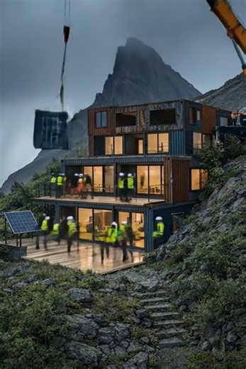 Building a Mountain House from Shipping Containers