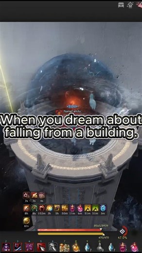 When you dream about falling from a building #bdo #gaming