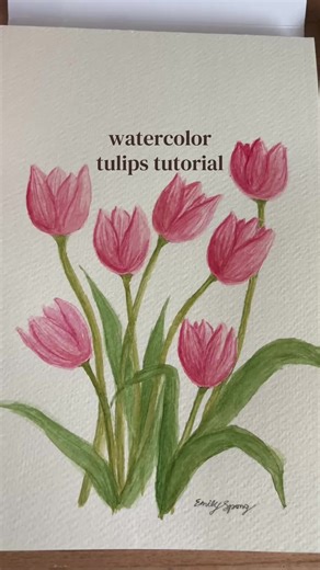 Create Stunning Watercolor Tulips: Step-by-Step Tutorial