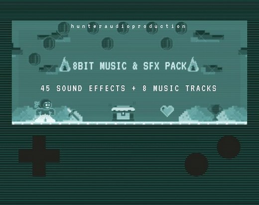 Retro 8bit SFX and Music Pack by HUNTER AUDIO PRODUCTION