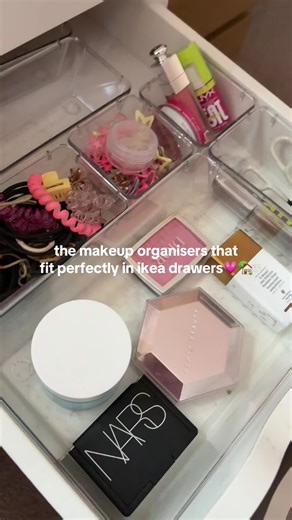 Perfect Makeup Organisers for IKEA Alex Drawers