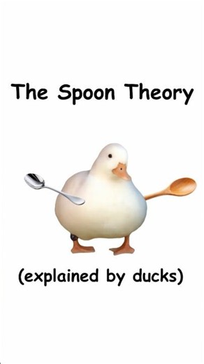 Spoon theory (explained by ducks)