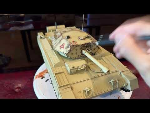 COOLBANK 1/16 RC TANK CRUSADER - WEATHERING