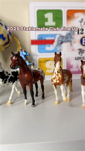 All the 2025 Stablemate Club Models🤩 #breyer #breyerhorses #modelhorse #horse #minatures