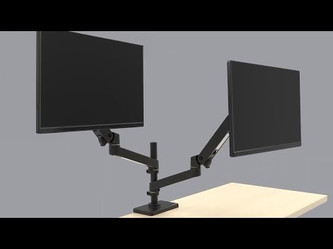 Ergotron LX Pro Dual Stacking Arm: Installation & Adjustment