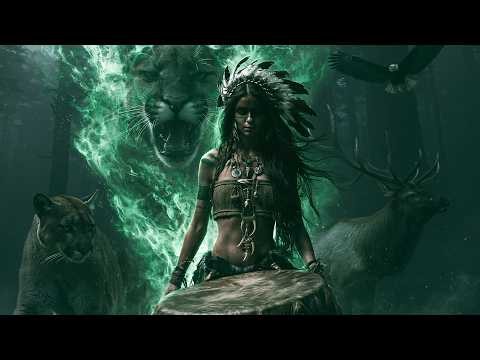 🌿 Emotional Cleansing & Wild Forest Calm | Cougar Spirit Shamanic Healing | 432 Hz & 528 Hz