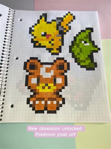 Pokémon pixel art #pixelart #pokemon #nostalgiavibes
