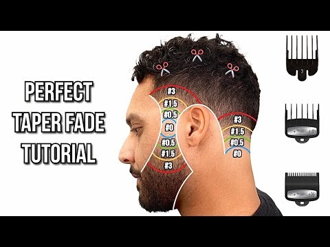 PERFECT Taper Fade Tutorial - STEP BY STEP BARBER TUTORIAL