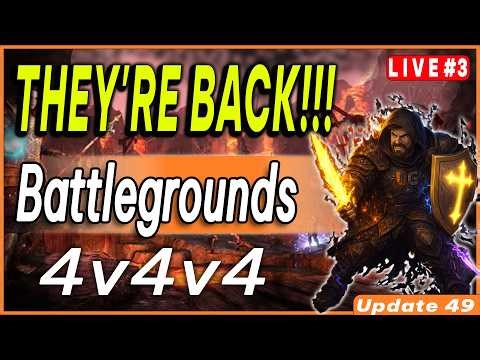 🔴IT'S BACK!! 4v4v4 battlegrounds - LET'S GOO!! ESO PvP Builds - Update 49