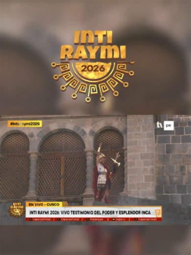 El Inti Raymi comienza con uno de sus momentos más esperados: la salida del Inca. Una representación que revive el esplendor del antiguo imperio y marca el inicio de la gran Fiesta del Sol. #IntiRaymi #FiestaDelSol #Cusco #TVPerú