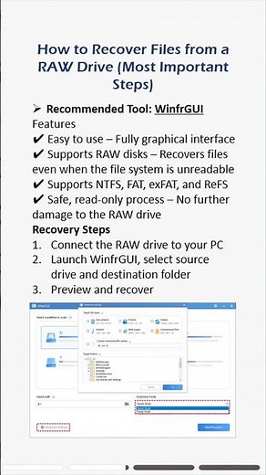 🔧 RAW Partition Recovery — Quick Expert Guide #recovery #partition