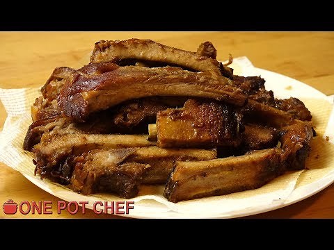 Slow Cooker Honey Soy and Garlic Pork Ribs | One Pot Chef