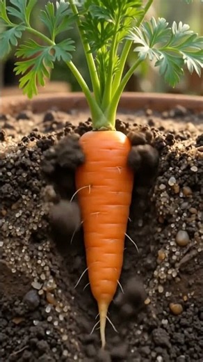Why Carrots Grow So Fast 🥕 Amazing Farming Facts #Shorts