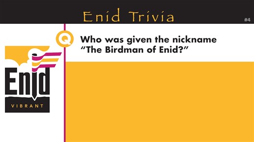 1.5K views | ENID TRIVIA: Yes, there actually was a "Birdman of Enid." | City of Enid Oklahoma Government | Facebook