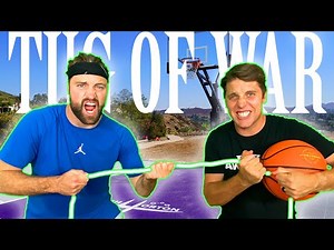TUG OF WAR BASKETBALL Challenge (Loser gets a pie to the face!!!)