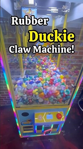 EASY WIN CLAW MACHINE! Rubber Duckie, Duck, Prize, Tips and Tricks #arcade #clawmachine #duck