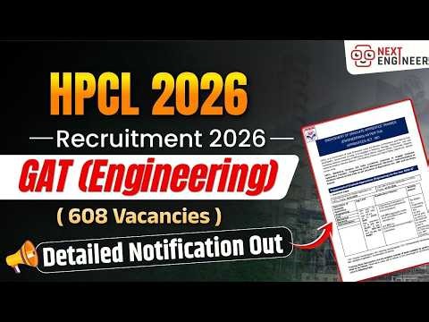 HPCL 2026 Recruitment | GAT Engineering Vacancy Out | Latest Update & Important Dates | Apply Now
