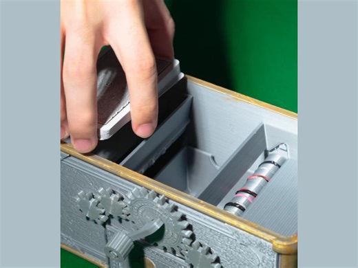 3D Printed Card Shuffler – Manual Hand Crank, Poker Accessory - Etsy