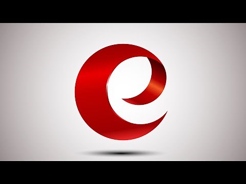 How to make Letter E Logo Design Tutorial | Illustrator (2020)