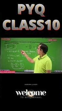 #0108 TRIANGLE |CLASS 10| PYQ