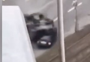 Russian tank crushes civilian car with elderly person inside - East Idaho News