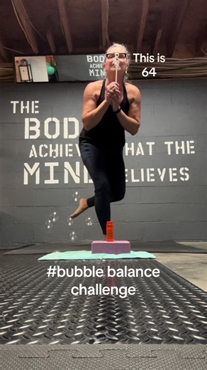 #bubble balance challenge Because balance matters! What you need bubbles a yoga block optional. Just bend down on one foot pick up the bubble wand with your teeth and stand back up on one foot while blowing some bubbles! I hope you have fun with this and please share with anyone else who might want to try! 🫧🤩#fyp #bubbles #bubblebalancechallenge #silveristhenewstrong #ticktockchallenges #challenges #challenges_tiktok